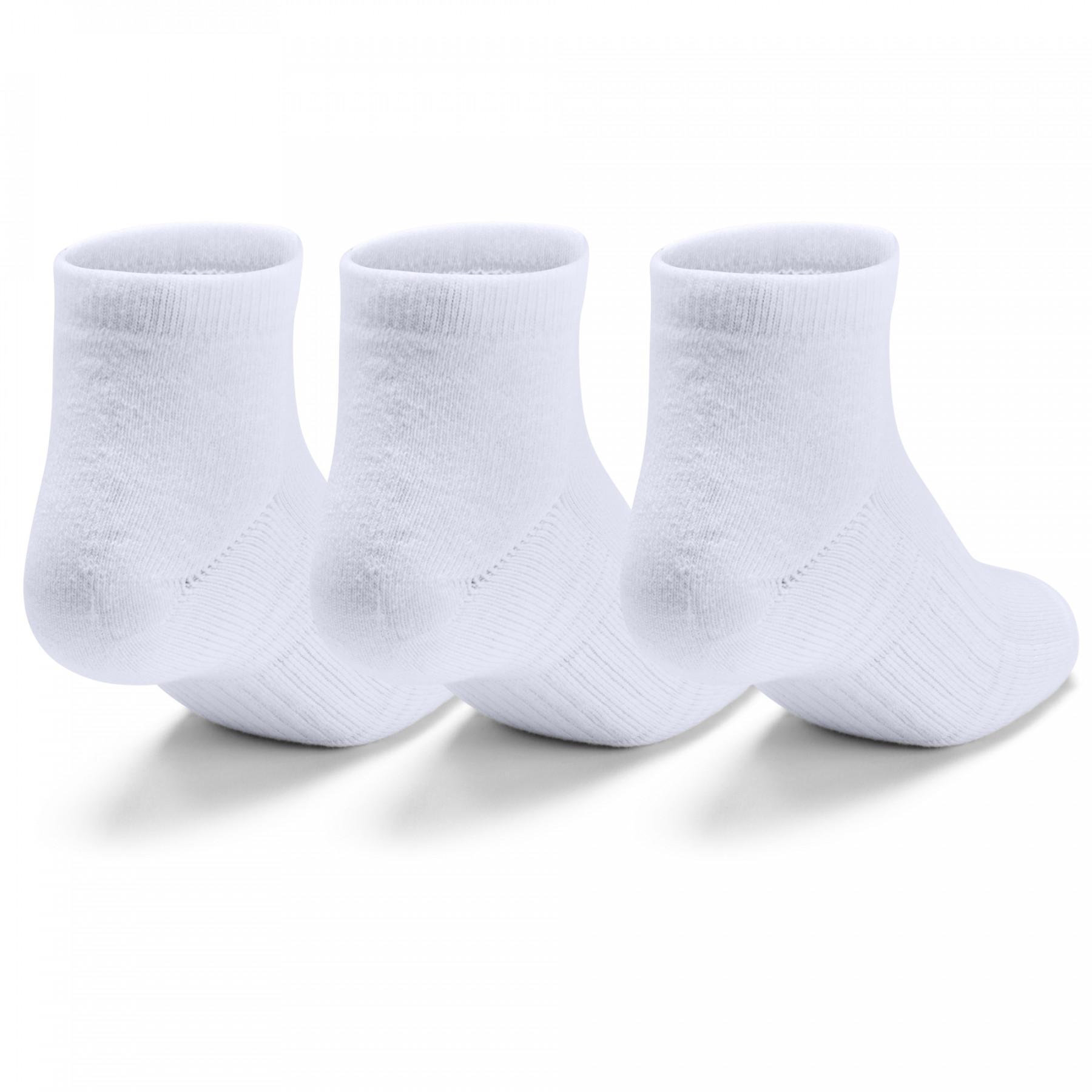 Pack of 3 pairs of low socks Under Armour Training Coton