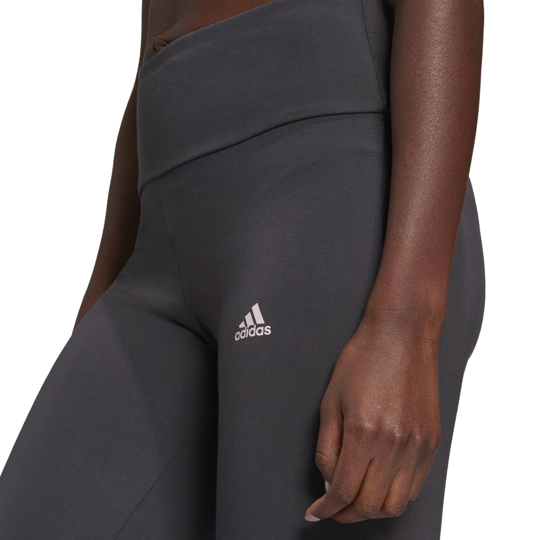 Women's high-waisted leggings adidas Essentials Logo