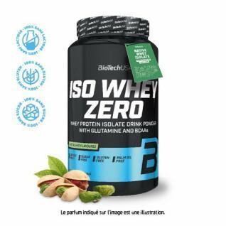 Pack of 6 jars of protein Biotech USA iso whey zero lactose free - Pistache 908g