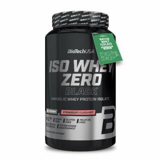Pack of 6 jars of protein Biotech Usa iso whey zero - Fraise 908g
