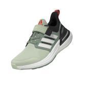 Shoes from running lace upper strap elastic child adidas Rapidasport Bounce